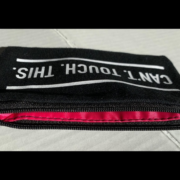 COPY - CAN’T. TOUCH. THIS. Small Zipper Pouch Black - Picture 5 of 5